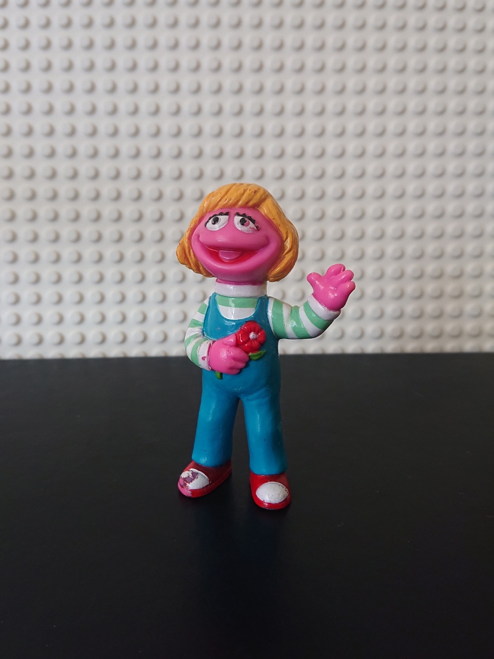 JHP Jim Henson Sesame Street - Prairie Dawn In Overalls 3" PVC Figure